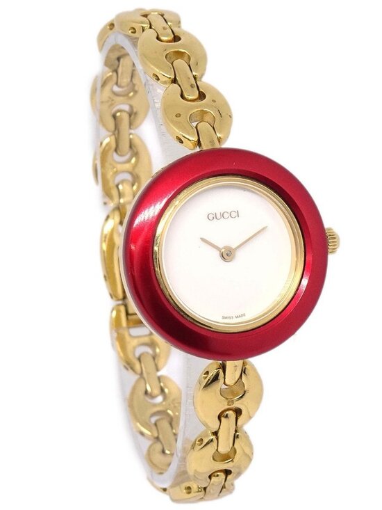 Gucci 11/12.2 Change Bezel Chameleon Quartz Watch SS 187128 main image 12